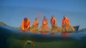 Наш ставной невод полностью разрушил штром. Все этапы восстановления.