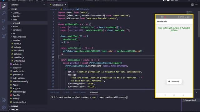 how to get wifi details in react native || how to get current ssid смотреть онлайн