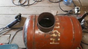 Печь-Буржуйка из Газового Баллона