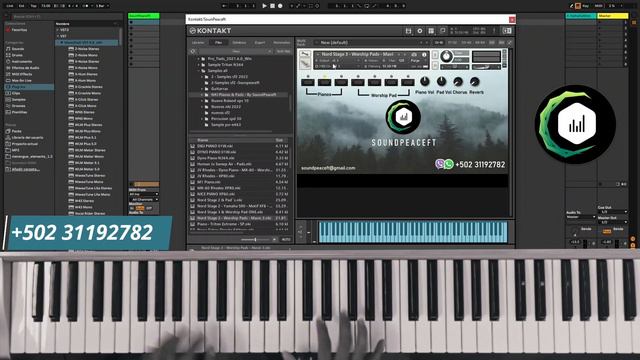 Samples de Piano y Pads para Kontakt, Worship Pads y Pianos del Nord Stage 3 y Cumbia Merengue Sals смотреть онлайн