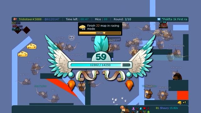 Transformice - Brkrmn (+80 MICE) Racing Gameplay #133 смотреть онлайн