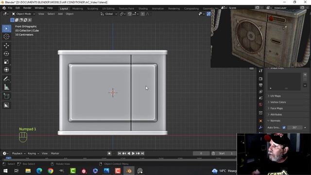 BLENDER: AIR CONDITIONER (MODELING) смотреть онлайн