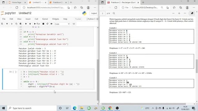 Problem Solving Praktikum Pengenalan Komputasi 2 TPB ITB - Perulangan смотреть онлайн