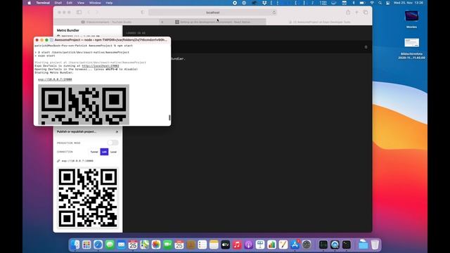 React Native with iOS Simulator on Apple MacBook Pro 13" M1 in 4K смотреть онлайн