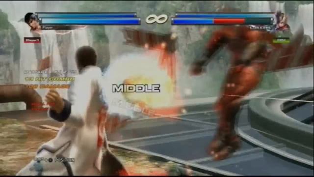 Tekken Tag 2 - Marshall Law Forest & Paul combo act смотреть онлайн