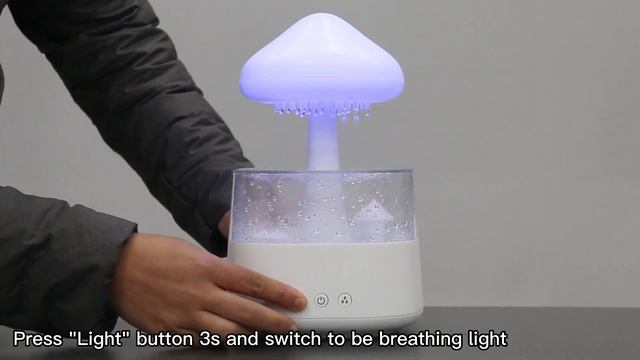 How to use essential oil diffuser rain cloud air humidifier with night light? смотреть онлайн