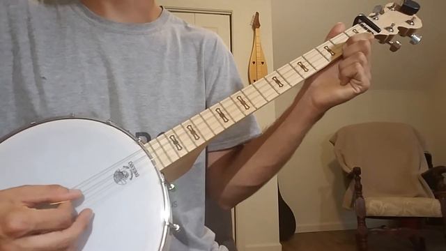 Basic Banjo Rolls Lesson for Tenor Banjo Part 1 смотреть онлайн