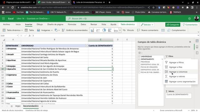 Segmentadores en Excel online en 2022 desde una Chromebook смотреть онлайн