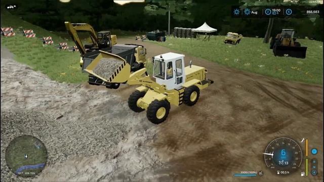 Farming Simulator 22 PC Mods in Action `| Amkodor TO-18b Wheel loader смотреть онлайн