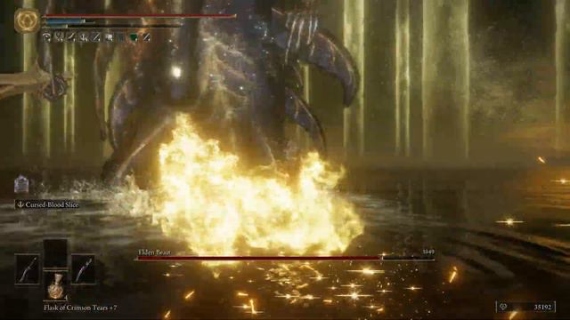 Radagon and Elden Beast Vs Big Curved Swords смотреть онлайн