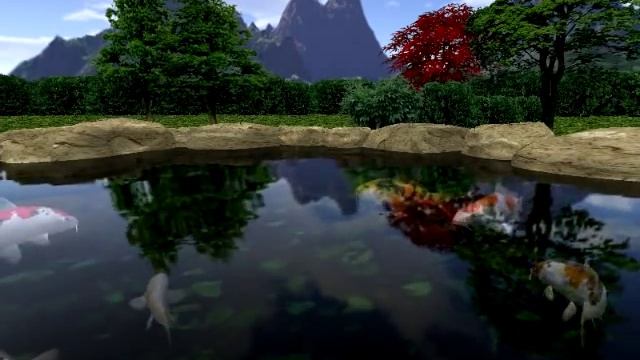 Koi 3D Deluxe Screensaver смотреть онлайн