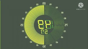 100 seconds countdown in G major 85