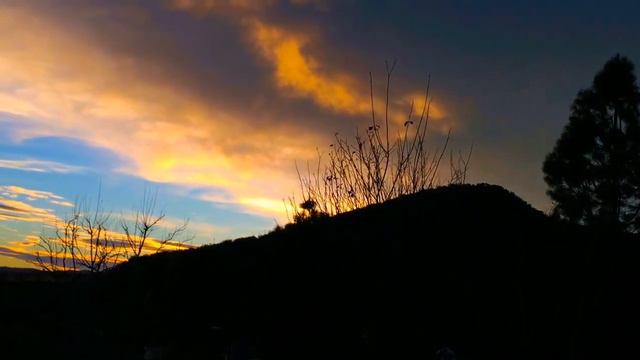 80 degree sunset in Canyon Country 1-25-15 смотреть онлайн