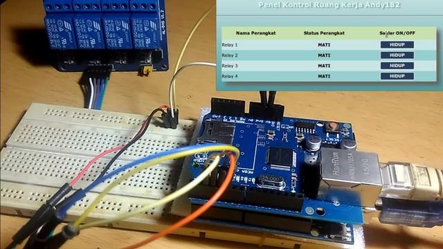 Arduino Ethernet Shield WebServer : Relay Control смотреть онлайн