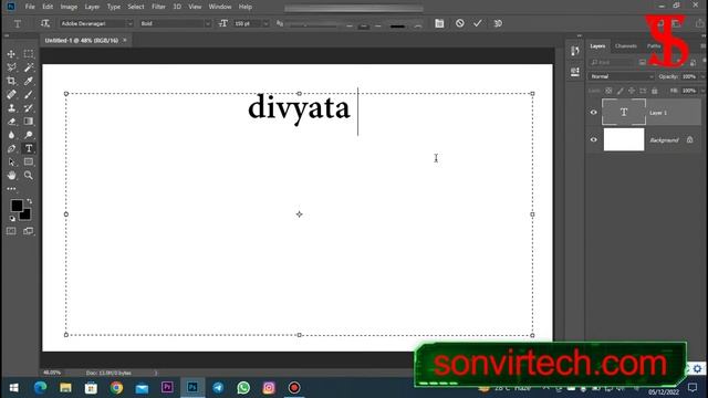 How to type Hindi in Adobe Photoshop cc || Adobe Photoshop CC mai Hindi type Kaise Kare || 2023 смотреть онлайн