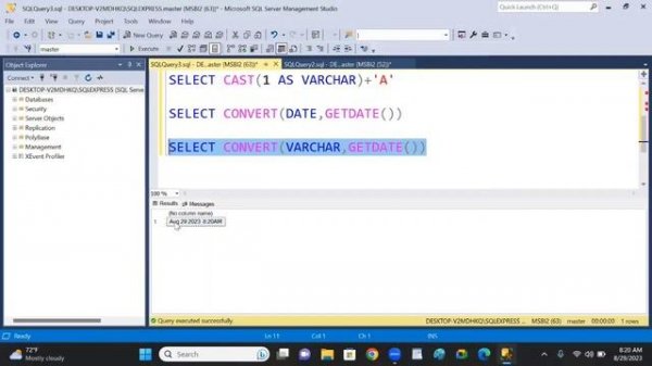 SQL Conversion Function | SQL functions | SQL Tutorial | #sql