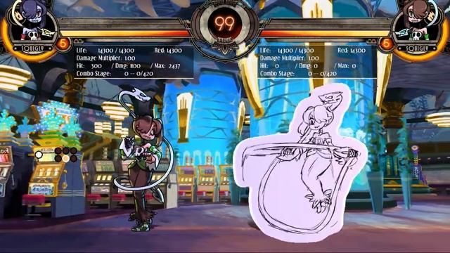 Skullgirls - Trying Out Squigly (PC Beta) смотреть онлайн