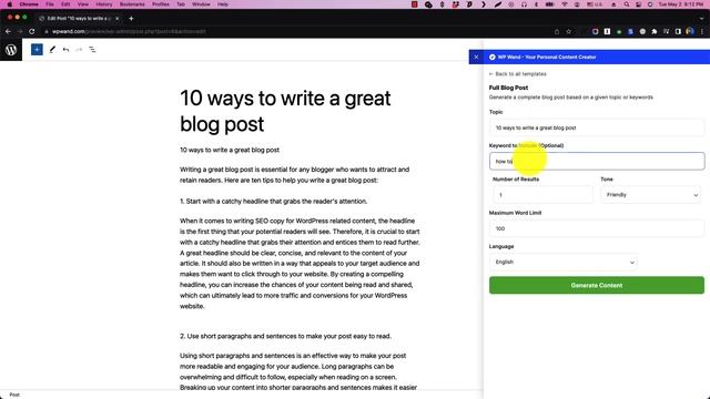 WP Wand - AI Content Generation Plugin for WordPress смотреть онлайн