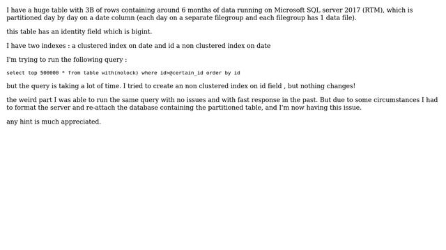Databases: slow query on a partitioned table смотреть онлайн