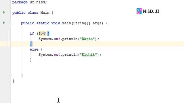 Java dasturlash tilidan darslar 9 if operatori смотреть онлайн