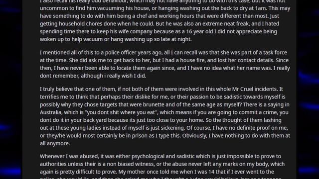 Redditor Raised by a Serial Kidnapper? Mr. Cruel and u/Korruppttedd смотреть онлайн