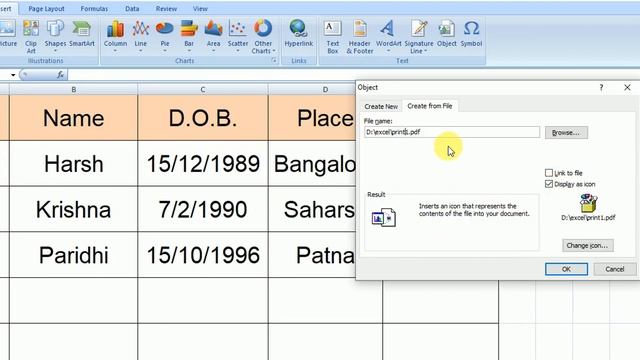 Insert object in excel, Insert pdf file in excel, Insert object in excel, insert pdf , excel or jpg смотреть онлайн