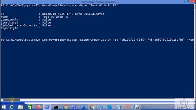 Create a New Power BI Workspace Using Power Shell | Power BI with PowerShell смотреть онлайн