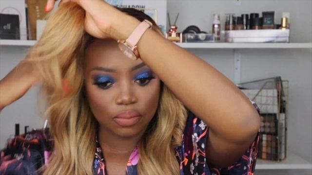 How to color a weave| black to blonde using Revlon color | South African youtuber смотреть онлайн