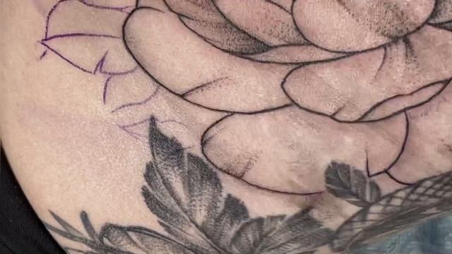 Flower Tattoo On Butt | Speed Up