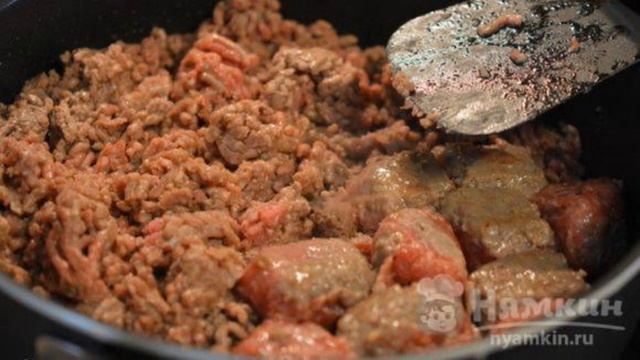Meat Sauce With Minced Meat And Sausages