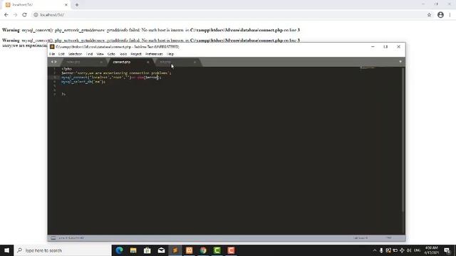 شرح خطوات ربط الموقع بقاعدة البيانات باستخدام برنامج الSublime смотреть онлайн