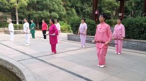 Китайская гимнастика Тайцзи с палкой