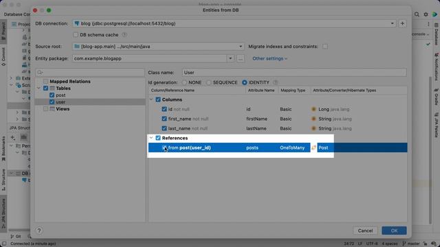 Generate or synchronize JPA/Hibernate entities from existing DB tables in IntelliJ IDEA | JPA Buddy смотреть онлайн