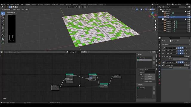 Blender Procedural city with geometry nodes смотреть онлайн