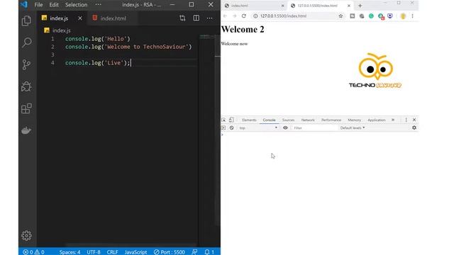 Liveserver as Javascript playbox with VSCODE - How to Debug JavaScript in Visual Studio Code смотреть онлайн