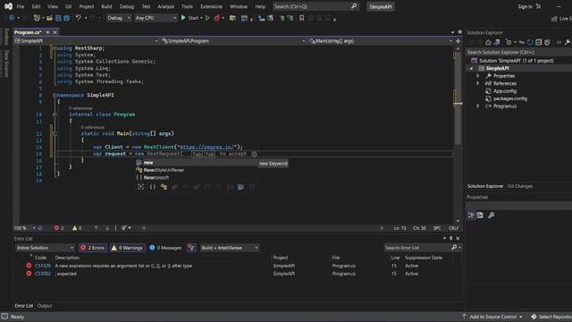 How to do REST API Testing using REST SHARP and C# / Simple API Test using REST SHARP смотреть онлайн