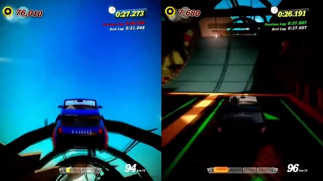 Joy ride turbo split screen Xbox 360 2 players cop time trial смотреть онлайн