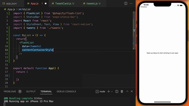 Nueva FlashList ⚡️ | React Native Tutorial 2022 смотреть онлайн