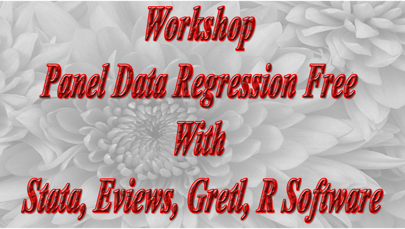Workshop Panel Data Regression Free With Stata, Eviews, Gretl, R Software смотреть онлайн
