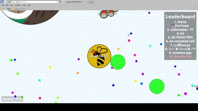 Road to 50 subs! (Agar.io Fail) смотреть онлайн
