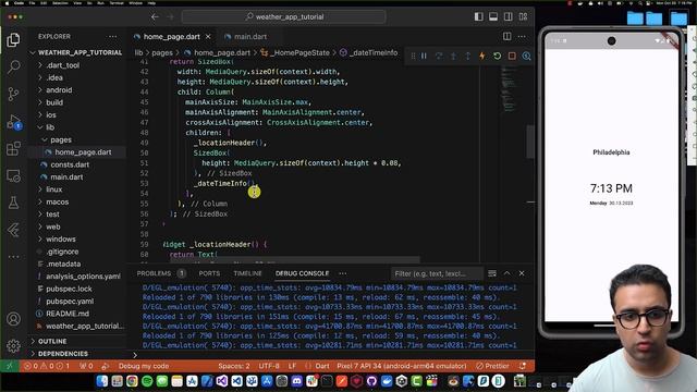 Flutter Weather App Tutorial | OpenWeather API Weather App Flutter | Tutorial For Beginners смотреть онлайн