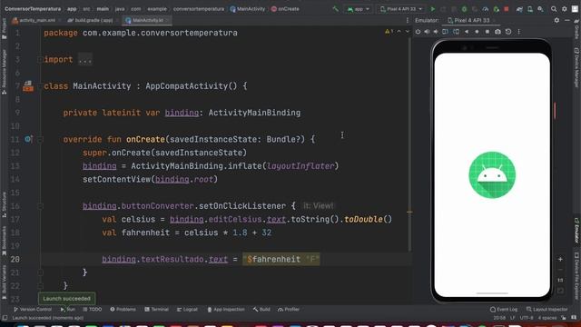 ANDROID com KOTLIN 2023 - #05 - Conversor Temperatura смотреть онлайн