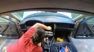 Как поменять радиатор печки на ауди 80. Как снять торпеду.