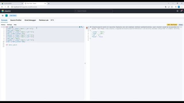 Elasticsearch bulk ve create komutu смотреть онлайн