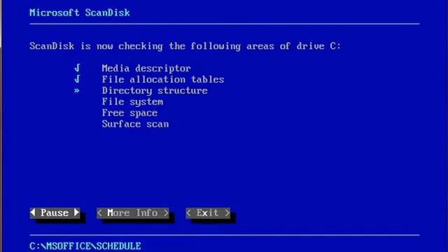 Windows 95 ScanDisk смотреть онлайн