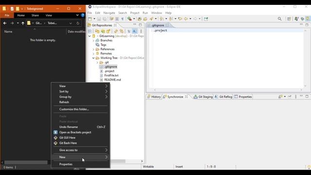 24. Basics - Git ignore - Ignoring unwanted files смотреть онлайн