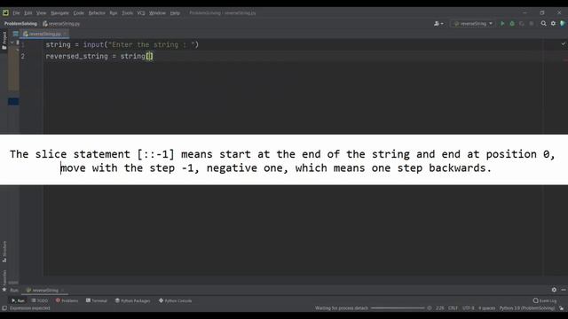 Reverse string in Python смотреть онлайн