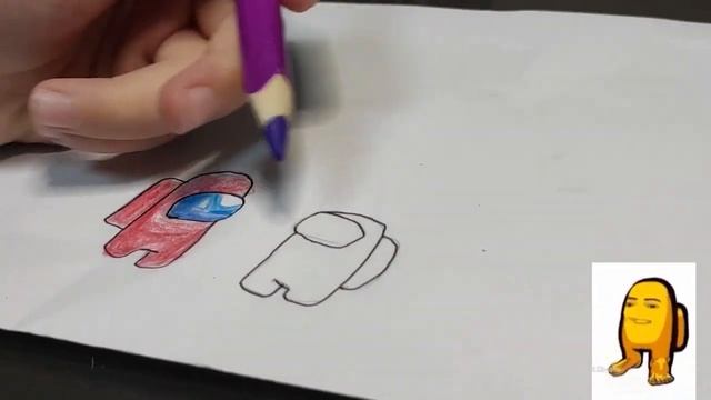 Як намалювати Амонг АС | HOW TO DRAW AMONG US | смотреть онлайн