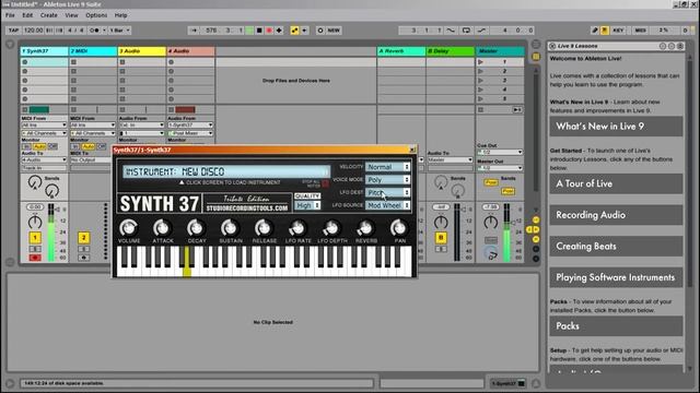 Synth 37 Demo - Moog Sub 37 VST AU Plugin смотреть онлайн