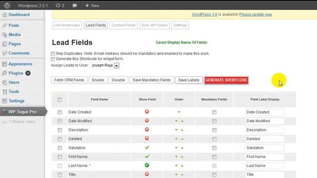 In CRM Sugar Wordpress Form Builder How to create a web to lead capture form in seconds смотреть онлайн